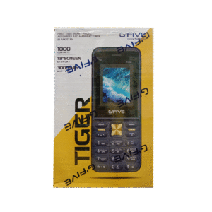 G'FIVE Tiger Feature Phone – 1.8" Display, 3000mAh Battery, Dual SIM, Long Battery Life g