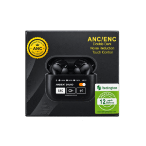 ANC Wireless Earbuds with Smart Touchscreen Display – Bluetooth In-Ear Earphones with Charging Case anc wireless earbuds with smart touchscreen display – bluetooth in ear earphones with charging case