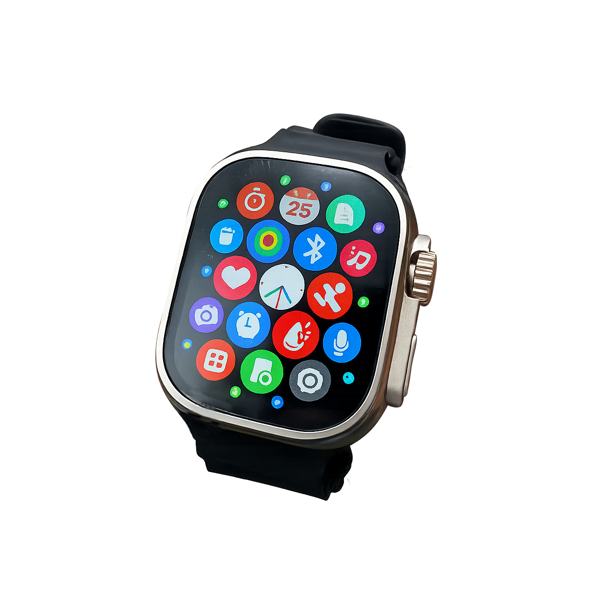 ultra smart watch cn ru100 with 7+1 straps – bluetooth calling, health monitor, waterproof fitness watch ultra smart watch cn ru100 with 7+1 straps – bluetooth calling, health monitor, waterproof fitness watch