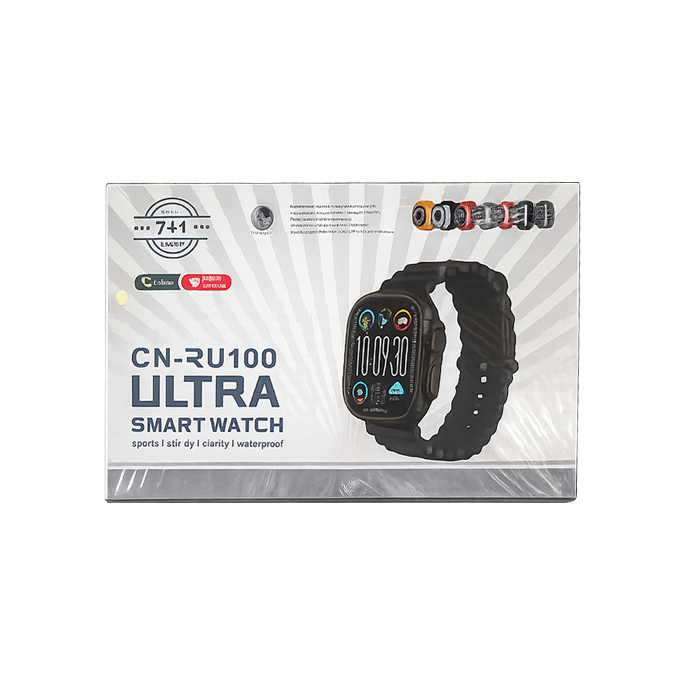ultra smart watch cn ru100 with 7+1 straps – bluetooth calling, health monitor, waterproof fitness watch ultra smart watch cn ru100 with 7+1 straps – bluetooth calling, health monitor, waterproof fitness watch