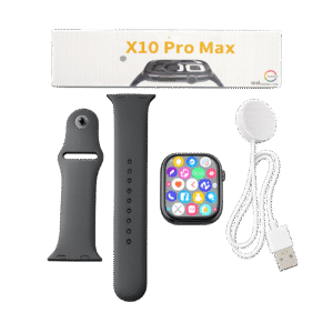 x10 pro max smart watch full display bluetooth call fitness tracker with magnetic charger