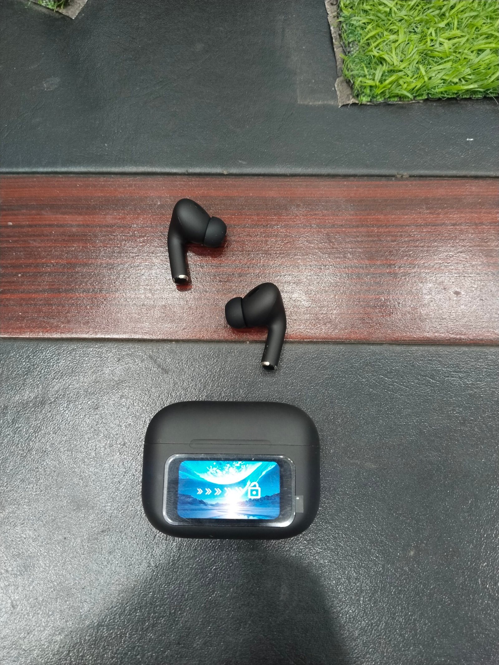 anc wireless earbuds with smart touchscreen display – bluetooth in ear earphones with charging case anc wireless earbuds with smart touchscreen display – bluetooth in ear earphones with charging case