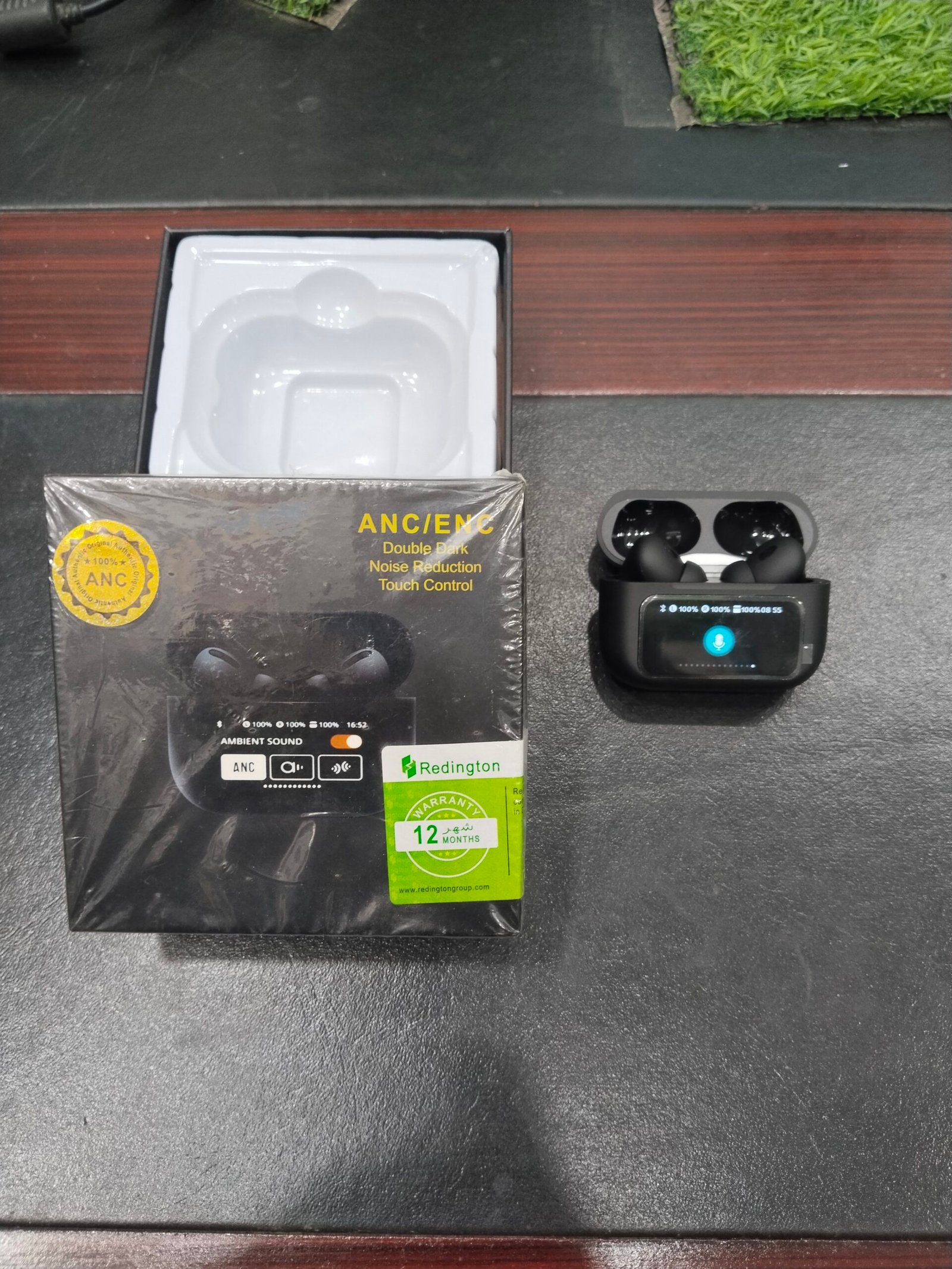 anc wireless earbuds with smart touchscreen display – bluetooth in ear earphones with charging case anc wireless earbuds with smart touchscreen display – bluetooth in ear earphones with charging case